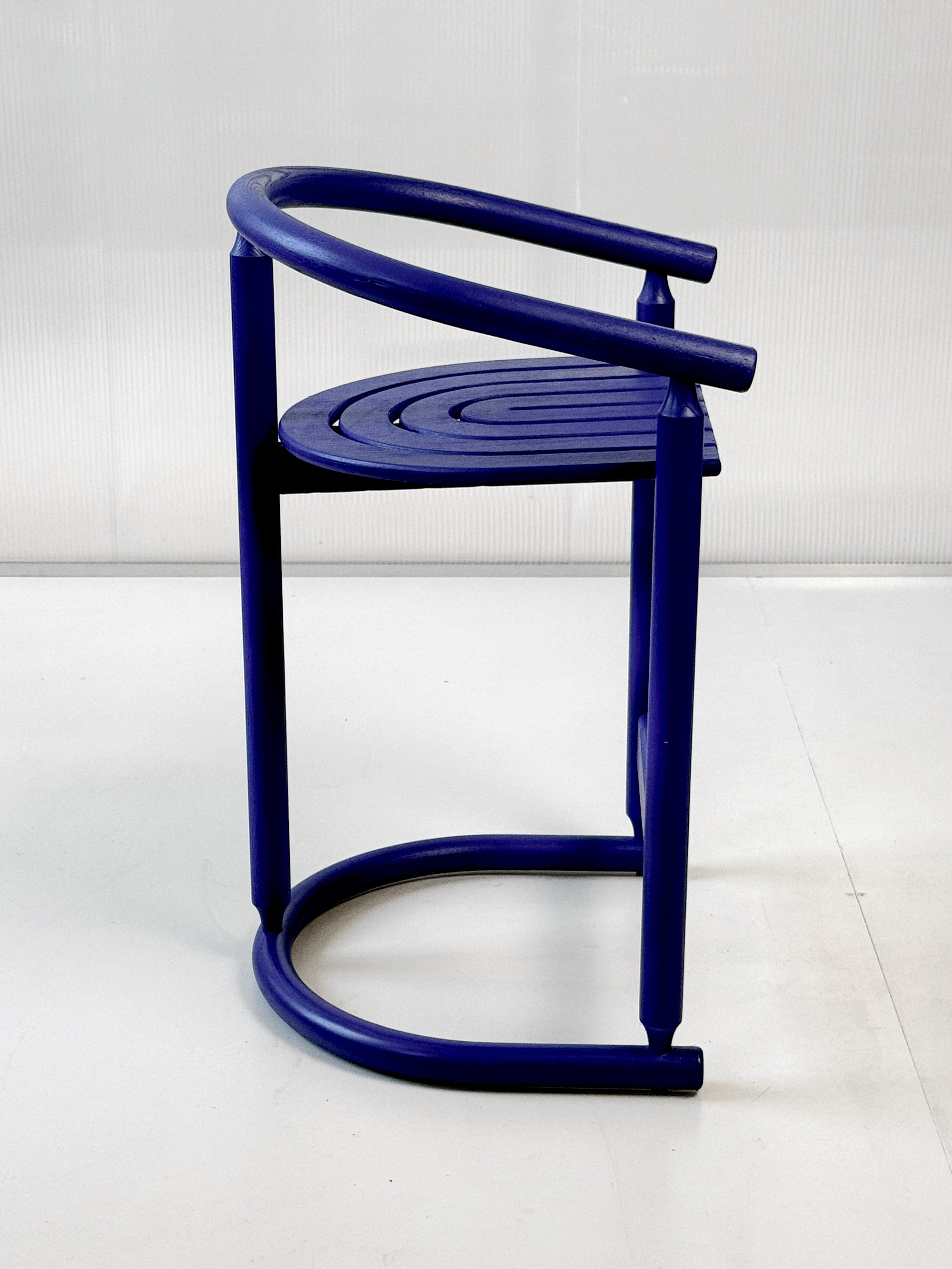 Set of 4 Allmilmö Rainbow Bar Stools | 1980s Postmodern