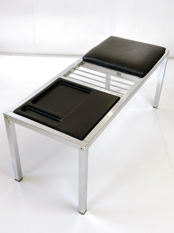 Frank Wardle Chrome Telephone Bench / Hall Seat