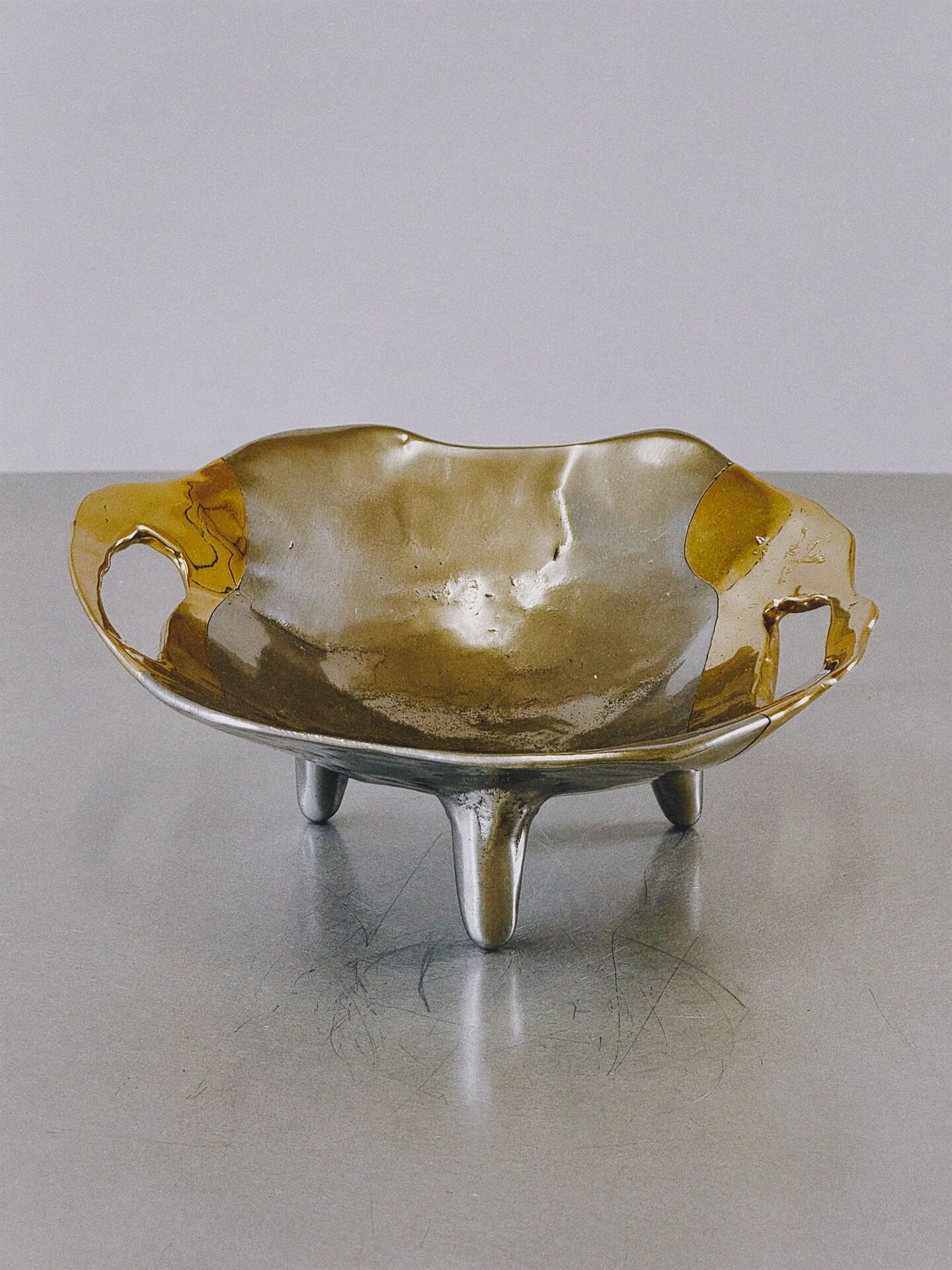 David Marshall – Twin Handled Cast Metal Bowl