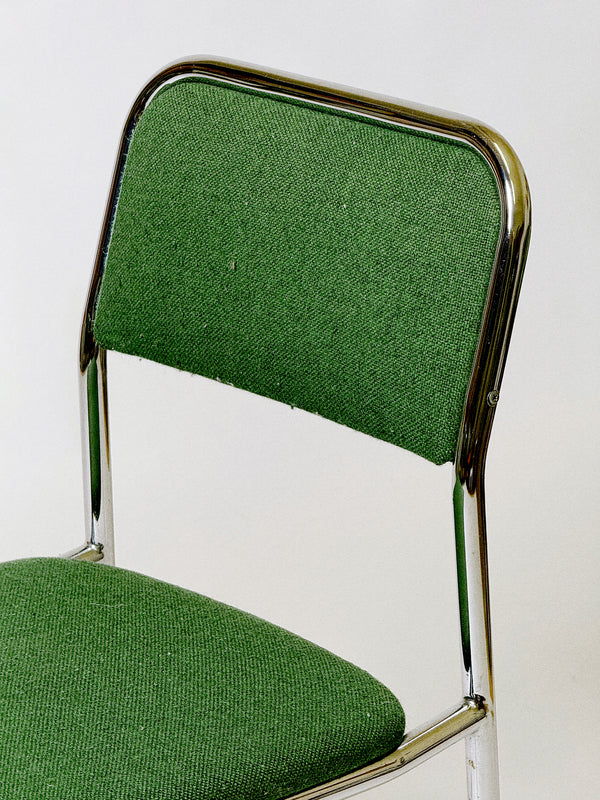 1970s Habitat chrome dining table & chair set