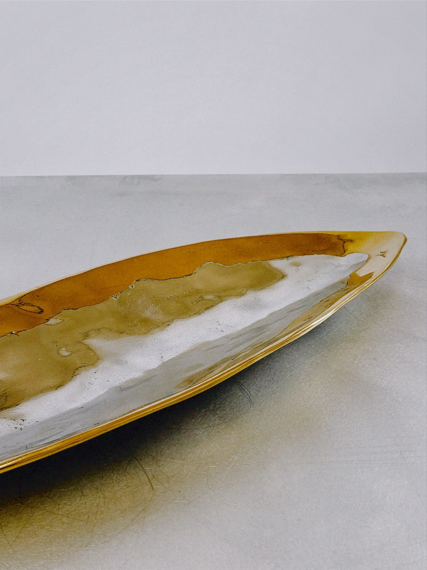 David Marshall – Large Brutalist Metal Tray