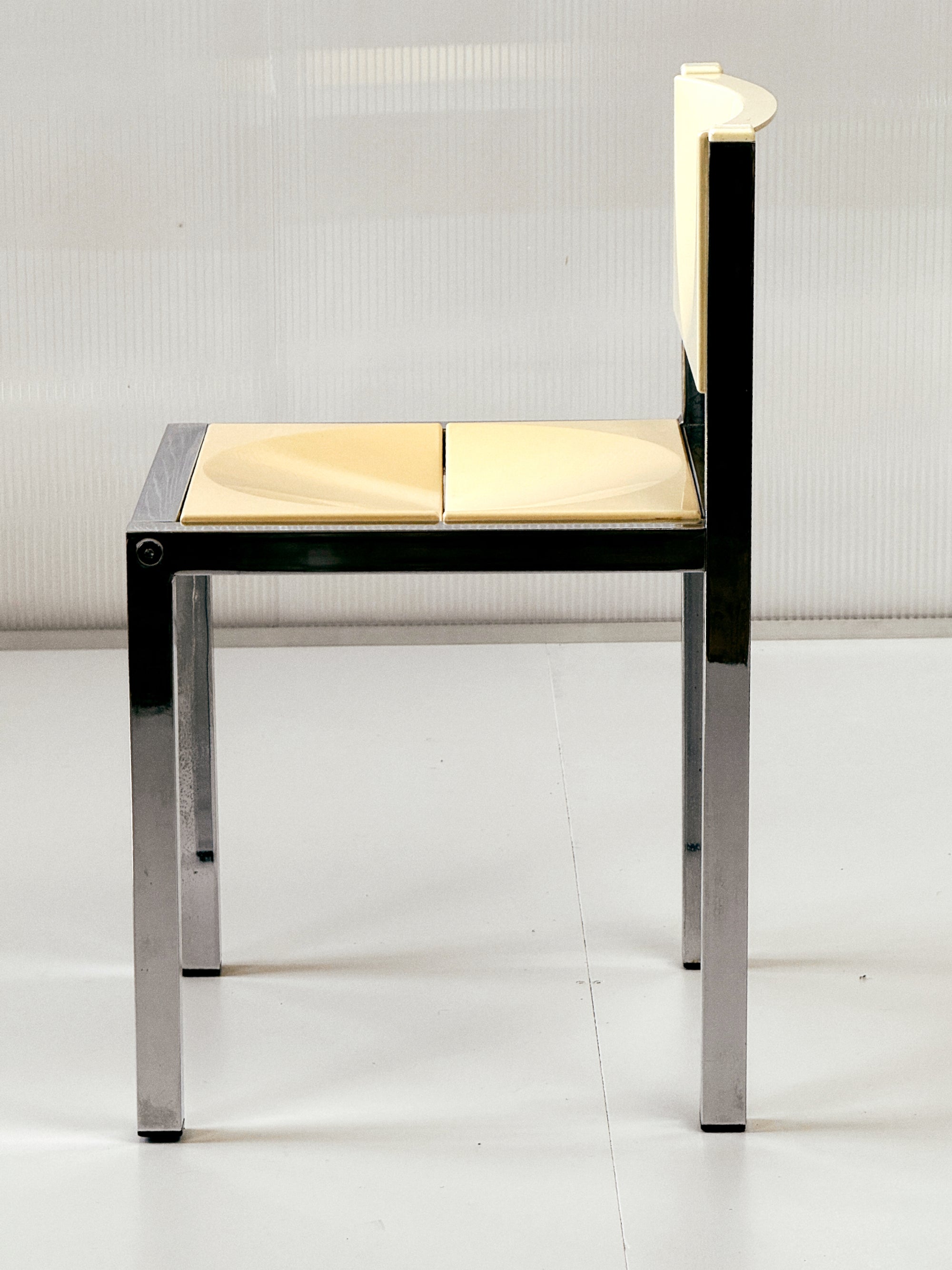 Chrome Dining Chairs by Frank Wardle | Set of 4