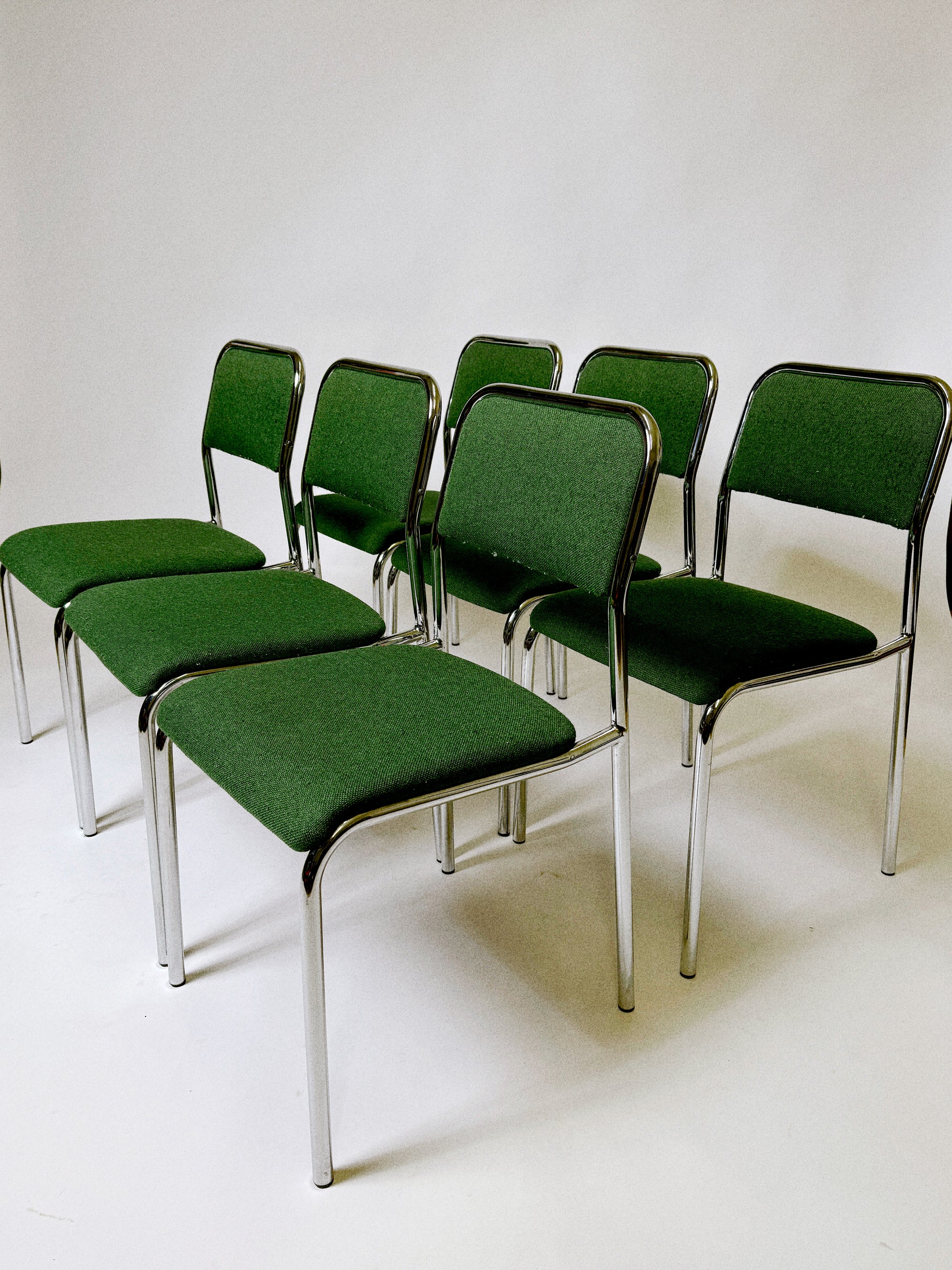 1970s Habitat chrome dining table & chair set