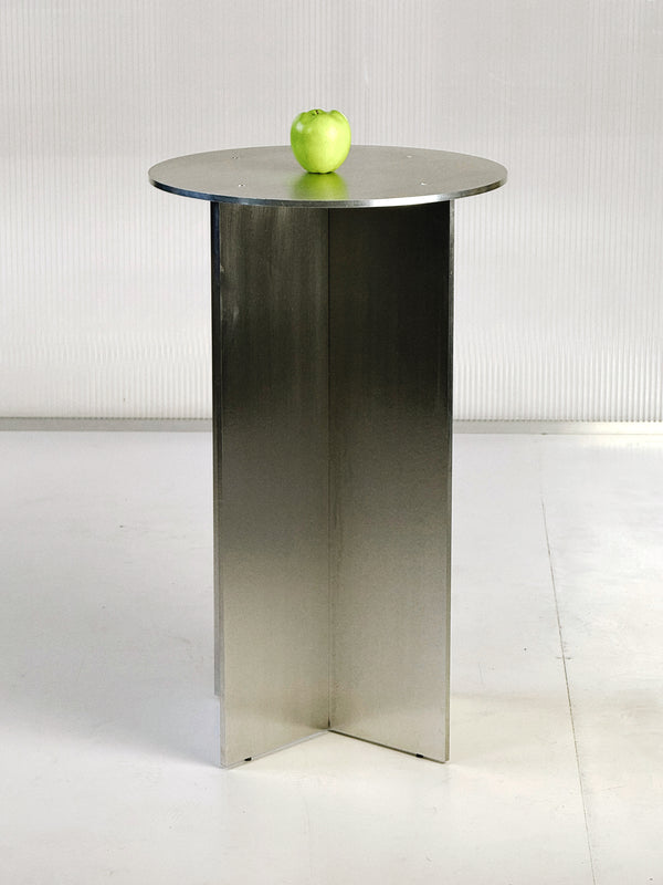 Aluminium Postmodern Pedestal Table