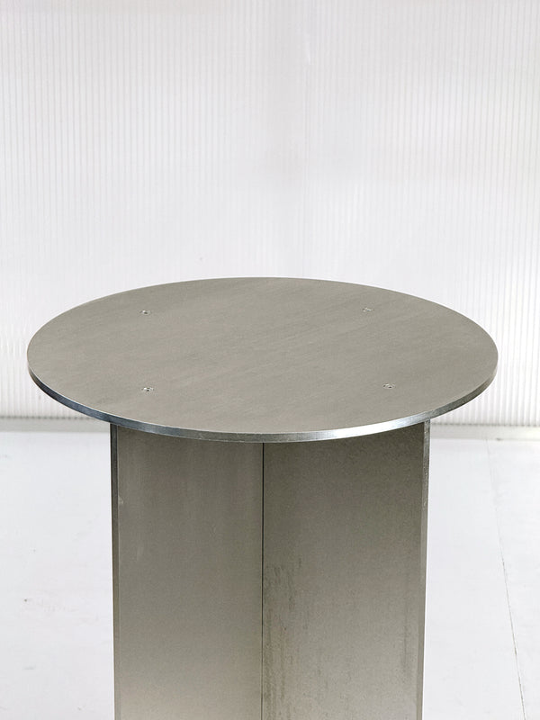 Aluminium Postmodern Pedestal Table