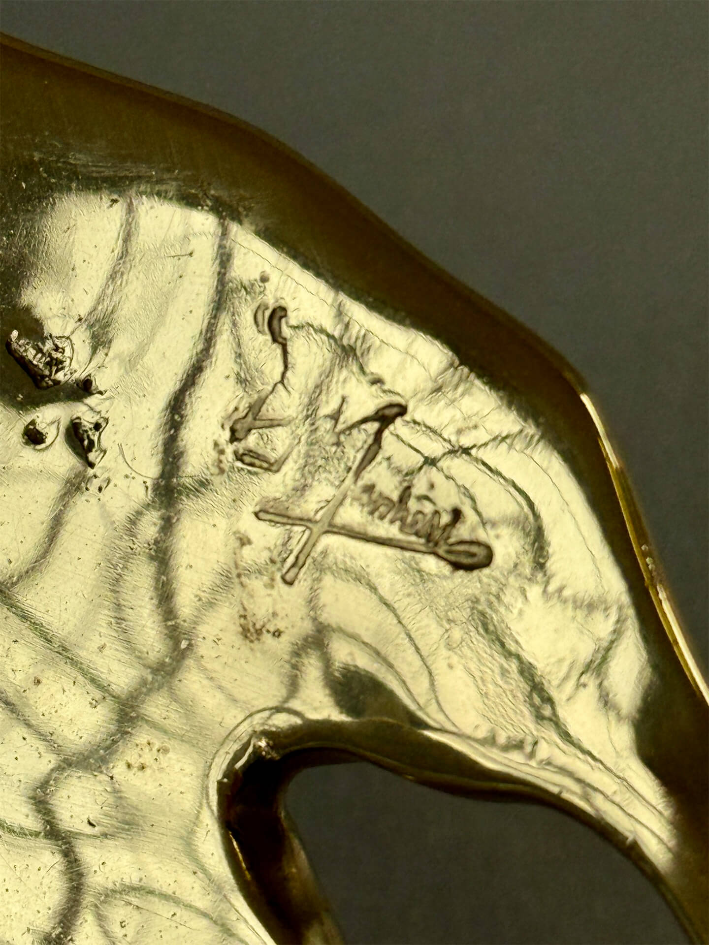 David Marshall – Twin Handled Cast Metal Bowl