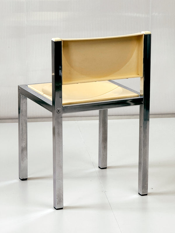 Chrome Dining Chairs by Frank Wardle | Set of 4