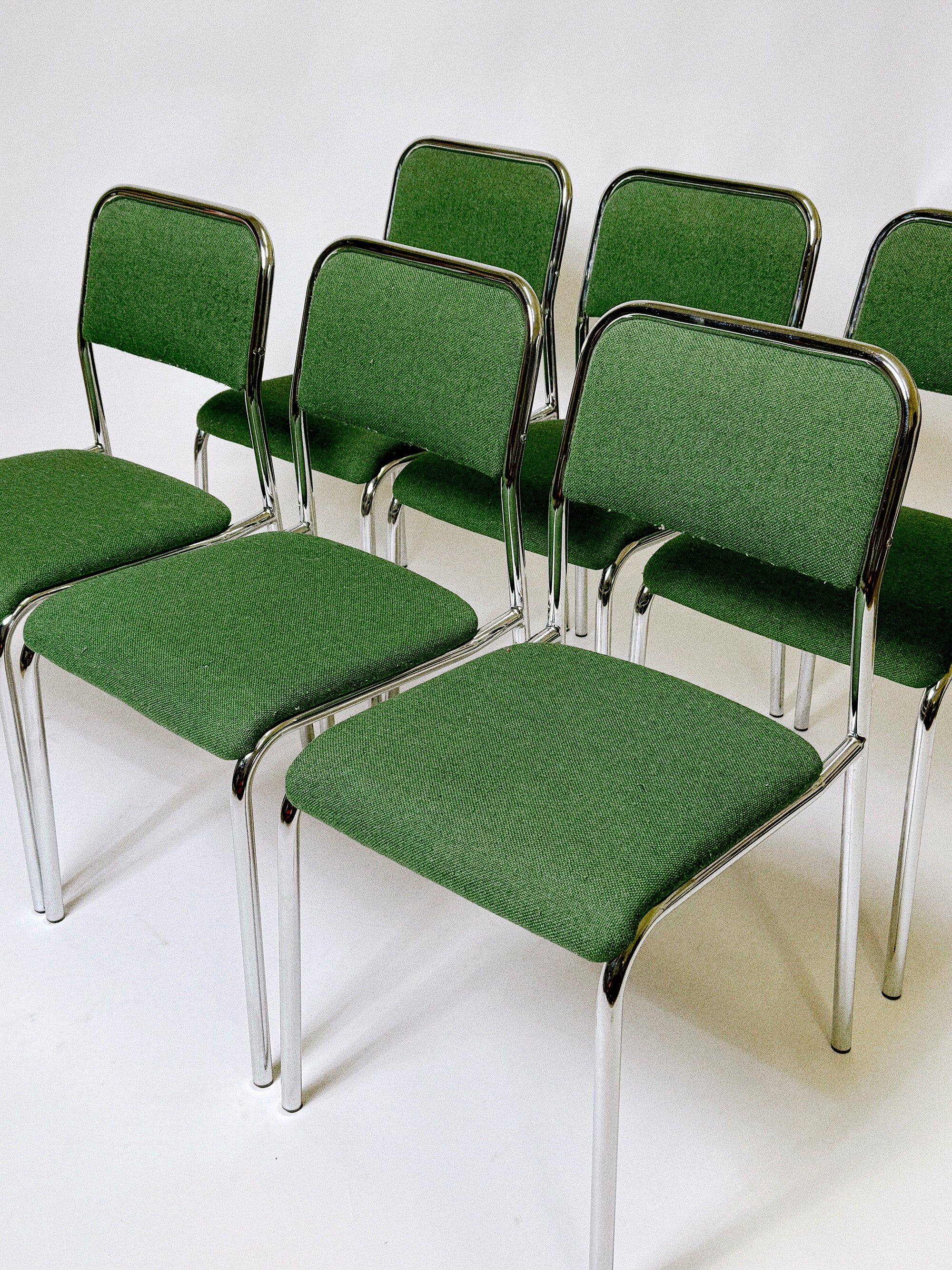 1970s Habitat chrome dining table & chair set