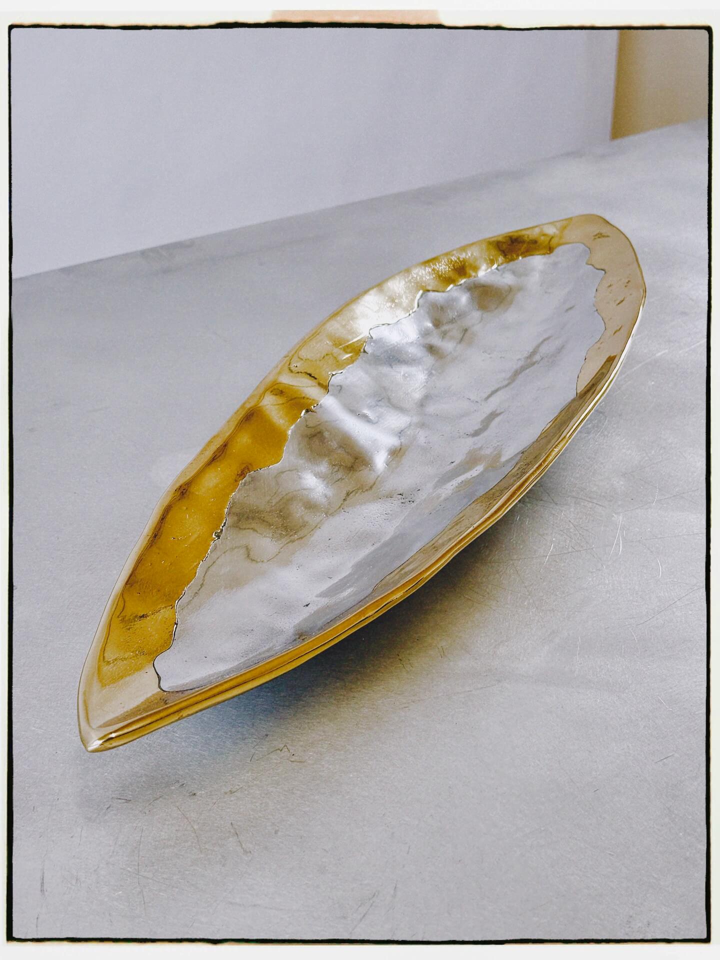 David Marshall – Large Brutalist Metal Tray