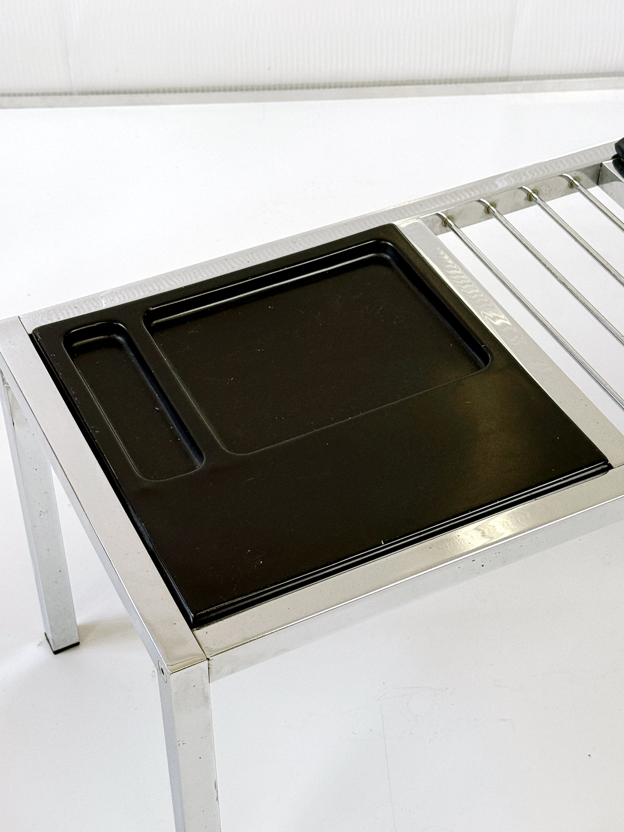 Frank Wardle Chrome Telephone Bench / Hall Seat