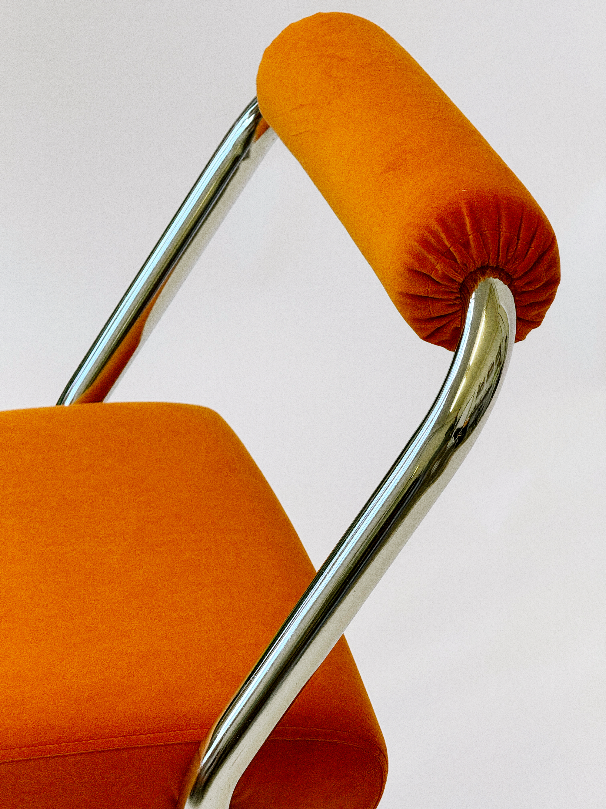 Italian Space Age Chrome Dining Set | 1980's