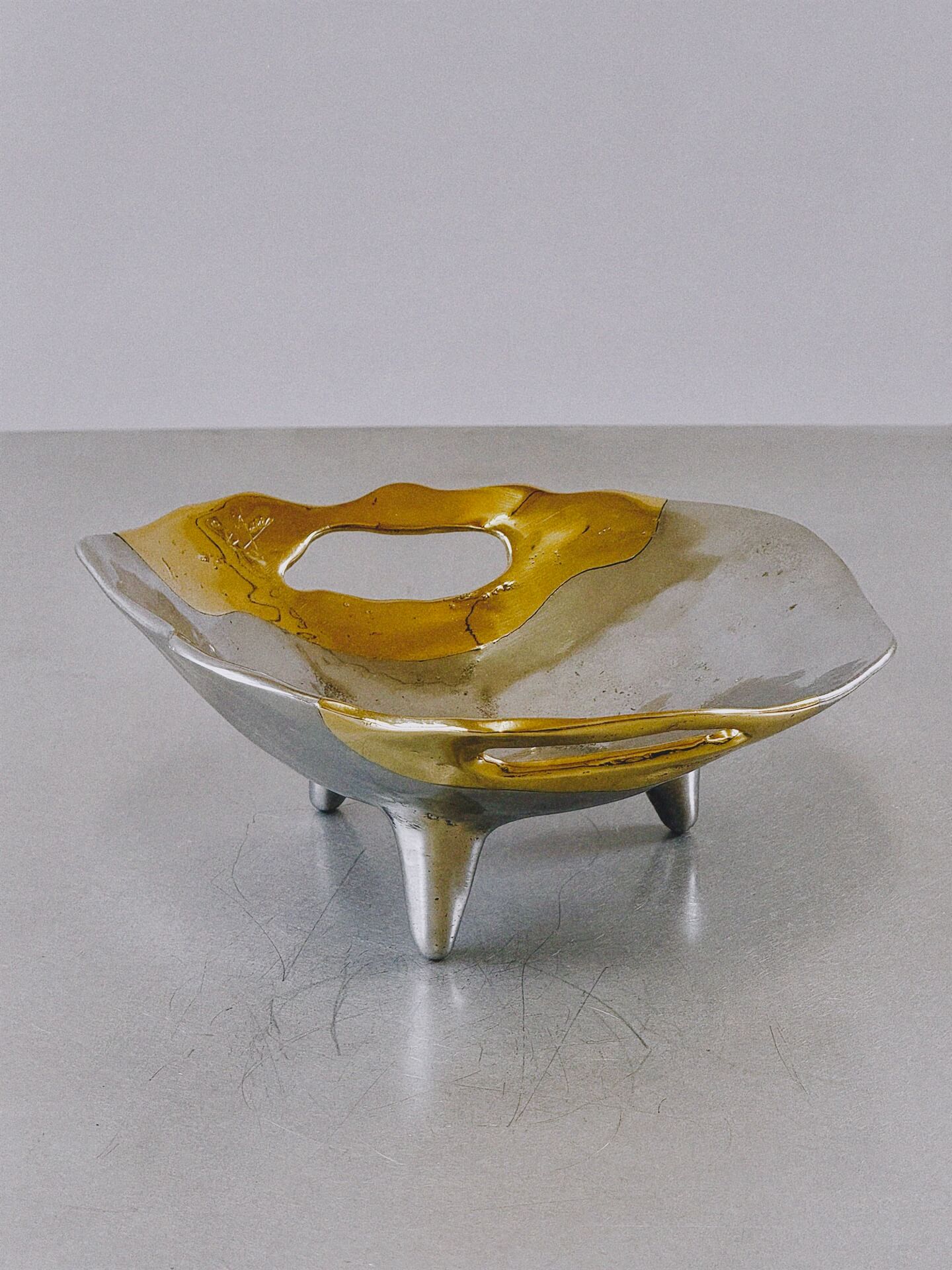 David Marshall – Twin Handled Cast Metal Bowl