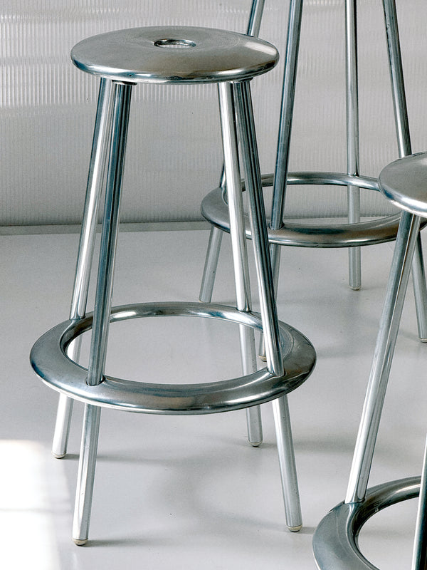 Allermuir Luna Aluminium Stools x4