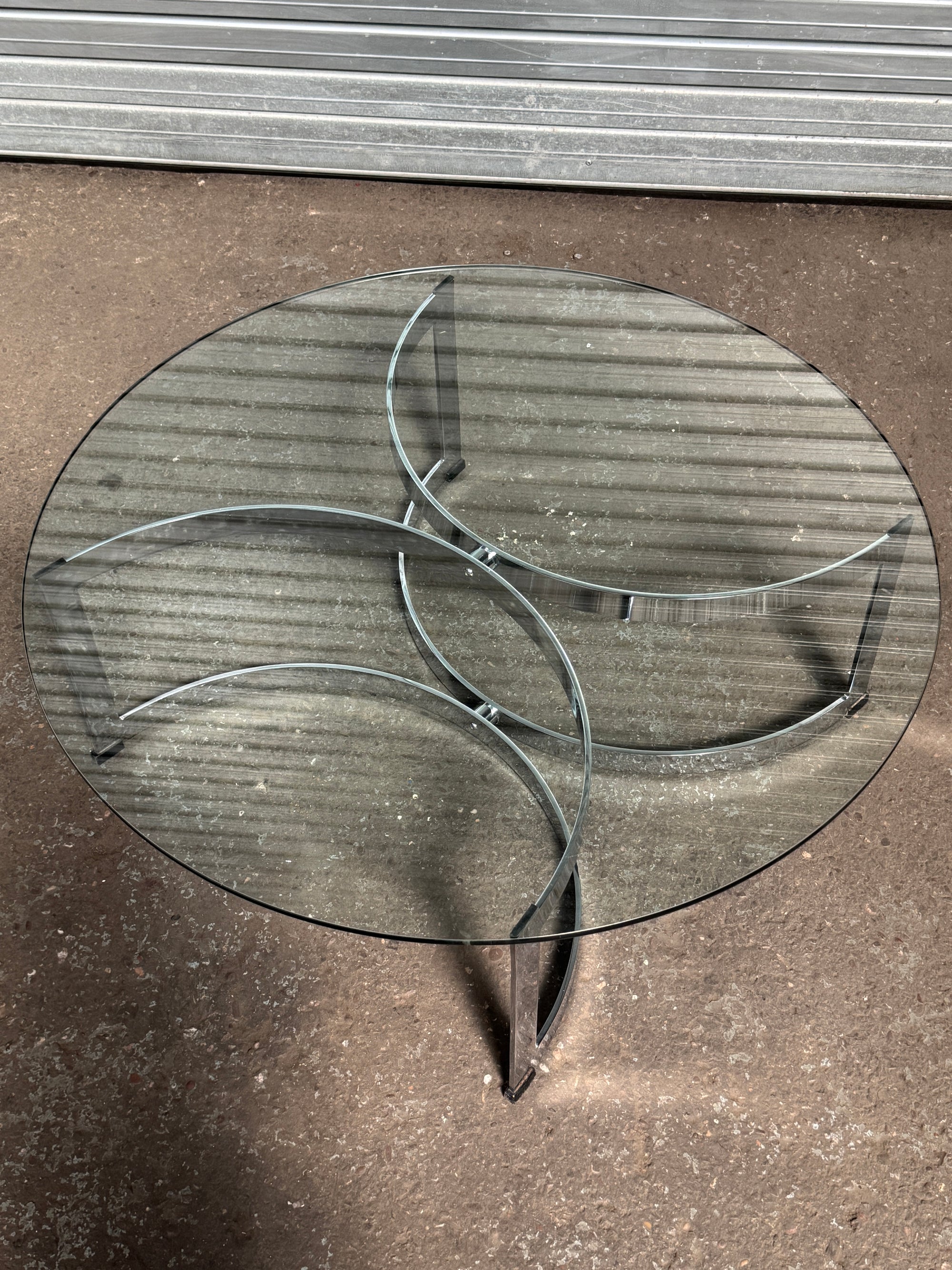 Merrow Associates | Talbot Chrome Coffee Table | 1970's