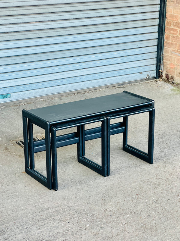 Noel O'sullivan Nesting Coffee Tables, Black | Ireland 1980's