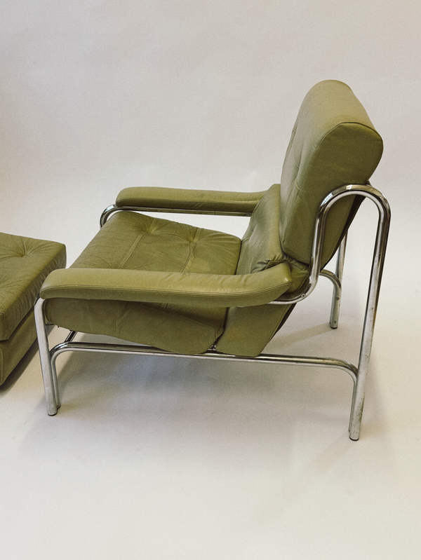 Alpha Armchair by Pieff + Footstool