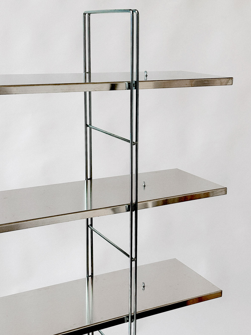 Ikea Byakorre Shelf Unit with custom aluminium shelves