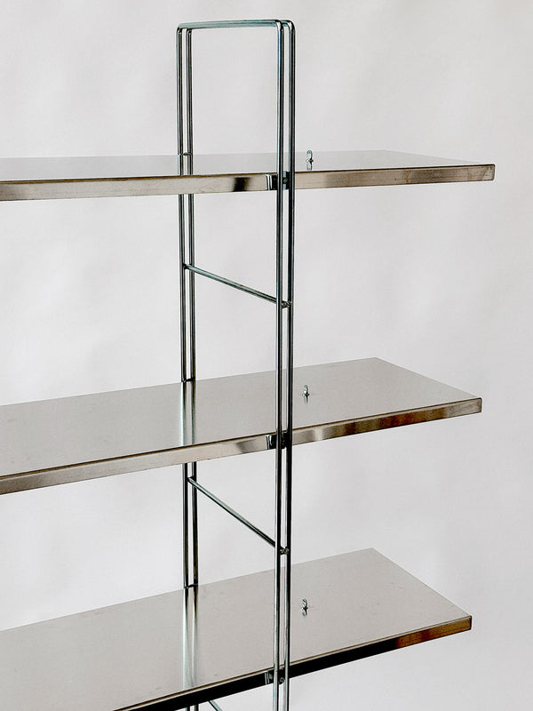 Ikea Byakorre Shelf Unit with custom aluminium shelves
